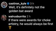 Screenshots of fans' comments on Instagram (Images from - Instagram.com/@phillies)